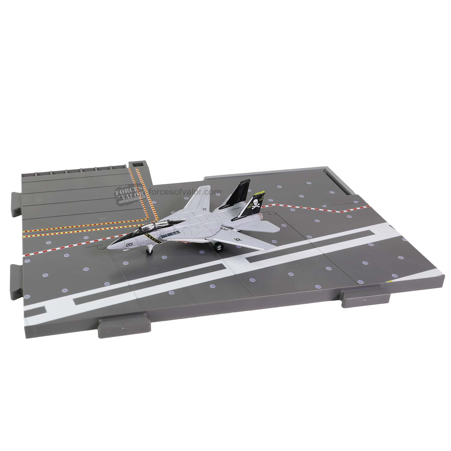 Grumman F-14B Tomcat VF-84 Jolly Roger + Section I Deck - 1:200